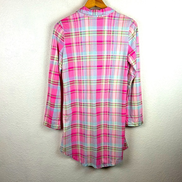 Perfect LAUREN Ralph Lauren Nightgown button sleep shirt small - Picture 8 of 8